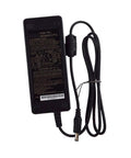 Rock Solid 12V 5A 60W Switching Power Supply With Universal 90 To 264 VAC Input, black AC DC adapter with cable.