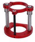Router Lift Base With Adjustable Insert Plate And Two Jaw Clamps, 70mm Stroke For 64-66mm Trimming Routers, easy height adjustment