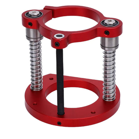 Heavy Duty Aluminum Router Lift Base With Two Jaw Clamping And Smooth Top Adjust Crank for 70mm woodcutting bits.