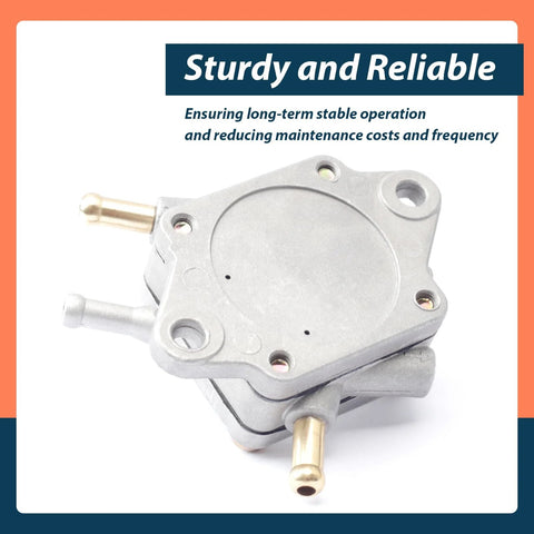 DF52-133-D Fuel Pump Replacement For Honda GX610 GX620 GXV610 GXV620 EB11000 HA4118 HA4120 Engines, angled side view