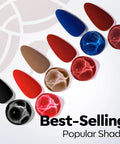 Colorful nail polish shades including Red Gel Nail Polish 15ml HEMA Free Neon Summer Soak Off UV Gel Long Lasting 28 Days DIY Manicure Kit