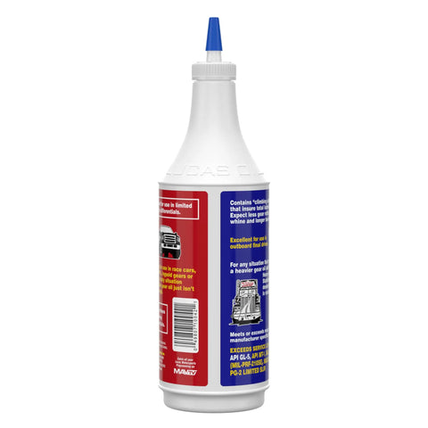 SAE 85W-140 Heavy Duty Gear Oil For Hypoid Gears And Limited Slip Differentials Boosts Low End Torque With Legit Climbing Additives One Quart bottle