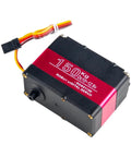 Beefy 150Kgm Heavy Hitter Digital Servo Motor 12V IP66 Waterproof Robot Servo with thickened metal gear visible from top angle.