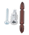 Heavy Duty Drywall Anchors And Screws Kit Zinc Self Drilling Anchors With Screws 50 Anchors And 50 Screws Ultra Strong For Artwork Shelves And Mirrors Works On Three Eighths Inch, Half Inch, And Five Eighths Inch Drywalls Zinc Alloy Construction, drywall anchor and screw set