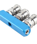 Push In Connection Design C Type Air Compressor Quick Connector With Aluminum Alloy Body, three-way coupler