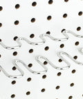 Two Pack Pegboard Screwdriver And Pliers Holder, Super Handy Universal Pegboard Hooks Rack on white pegboard