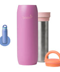 On The Go Breast Milk Chiller And Storage Container For Pumping Parents Double Walled Stainless Steel 10 Oz Purple