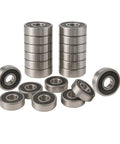20 Pack 608 2RS Ball Bearings 8x22x7mm Double Rubber Sealed Pre Lubricated C3 For 3D Printers Roller Skates Fidget Spinners Scooters