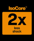 IsoCore 2x less shock logo for 8 Lb Splitting Maul With 36 Inch IsoCore Shock Absorbing Handle For Hardwood Wood Splitting