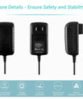 Wall AC Power Adapter For WK245 WK240 Workstation Keyboard With Easy Plug And Play Overvoltage Short Circuit Protection Safe Fit