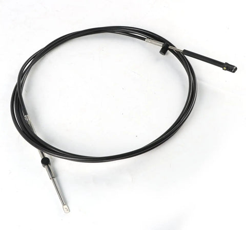 15 Foot Outboard Engine Control Cables Set With Throttle And Shift Cables For Mercury MerCruiser Boats, 2 Pack Gen I 33C Throttle Cable