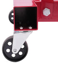 Smooth rolling wheel of Tough as Nails Hydraulic Engine Hoist 1 Ton Cherry Picker Shop Crane with carbon steel frame.