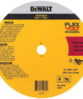 9 Inch 5/64 By 7/8 T1 Flexvolt Cutoff Wheel For Metal Cutting Tough As Nails Performance Smooth Finishes And Quick Slices Durable Grinding Wheel Built For Cordless Grinders And Power Tools