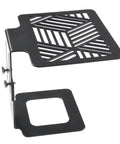 Hassle Free Adjustable Stainless Steel Coffee Weighing Rack For Electronic Scale Elevated Platform with geometric design.