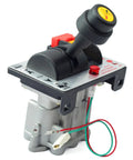 K90 PTO Hoist Control Valve With Switch And Brighter Light for dump trucks, air shift, push to connect fittings, front view