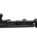 Rock Solid Heavy Duty Cast Iron Sliding Door Bolt Latch 5 Inch Mounting Plate For Barn Doors Sheds Gates Cabinets 2 Pack