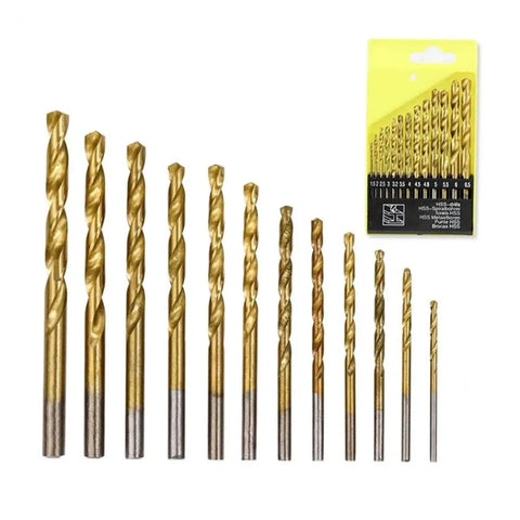 Three Sixteenth to One Half Inch Drill Bit Set for Glass, Metal, Tile, Concrete and Masonry, 13 Piece Multi Material Kit