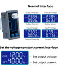 Buck Boost DC Power Converter CC CV 0.6 To 36 Volt Output 5 Amp Lab Power Supply Module with digital display and controls