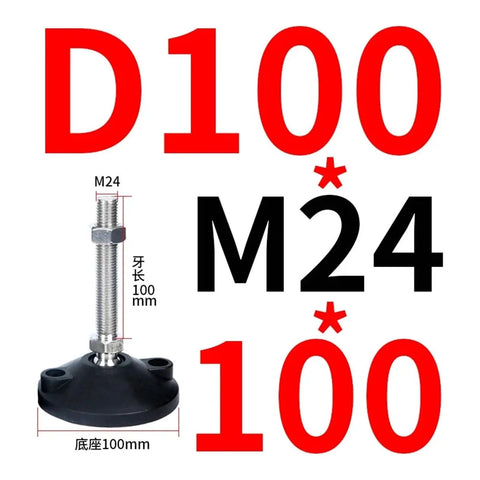 Adjustable Articulating Furniture Leveling Feet Glides To Crush Wobbly Tables And Shaky Floors Quick Height Swaps for M24 threaded base.