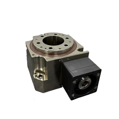 Rock Solid Hypoid Gear Hollow Shaft Indexing Rotary Table with precision motor for quick setup in any garage or workshop.