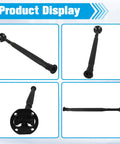 Front Drive Shaft Replacement For C230 C250 C300 E350 S550 CLS63 GLK350 SL65 E63 Dope Upgrade For Your Ride, Quieter Operation, Smoother Shifts, OEM Fit, Part 2044106701, black metal shaft