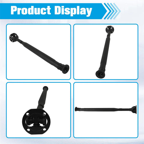 Front Drive Shaft Replacement For C230 C250 C300 E350 S550 CLS63 GLK350 SL65 E63 Dope Upgrade For Your Ride, Quieter Operation, Smoother Shifts, OEM Fit, Part 2044106701, black metal shaft