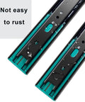 Full Extension Ball Bearing Drawer Slides With Soft Close for Cabinets and Furniture, 10 inch stainless steel anti-rust rails