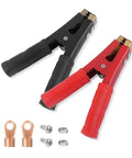 Heavy Duty 2 Pack Car Battery Charger Clamps Drop In Replacement with grippy handles and secure seals.