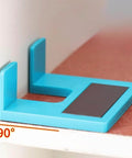 Effortless Magnetic Door Hinge Mate Kit For Quick Tool Free Installations With Magnetic Hinge Jig shown in use at 90 degree angle