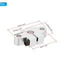 Sturdy Aluminum Linear Motion Rod Rail Clamping Guide Support Set For 10mm Shaft 4 Pack SHF10 Smooth Sliding Precision