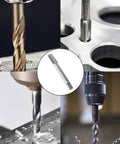 Close-up of Left Hand M10 X 1.0 Tap And Die Set High Speed Steel Threading Kit for reverse thread repair in use.