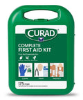 Image of CURAD 175 Piece Complete First Aid Kit In Reusable Hard Case With Essential Supplies For Home Office Car And Boat