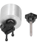 All Purpose Aluminum Alloy Belt Grinder Tracking Wheel Built Tough For Heavy Duty Woodworking And Pipe Polishing Smoothly Handles Curved Shapes Without Breaking A Sweat, 50mm thick.