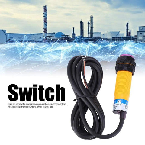 10 Pack Infrared Diffuse Photoelectric Switch Sensor Module For Automation And Machinery E3F DS30C4 M18 Proximity Sensor NPN NO