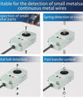 Inductive Proximity Sensor Rugged Ring Switch 10mm Sensing With 10 To 30V DC NPN PNP Outputs Screw Mount IP67 in metal detection setups
