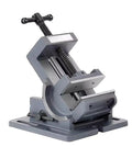Rock Solid Adjustable Tilting Bench Vise And Precision Work Clamp Built Like A Tank For Woodworking And Metal Drilling Machines No Sweat Smooth Quick Release Lever