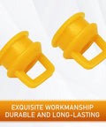 Two Piece Gearbox Shift Rod Cable Bushing Replacement Rubber Flexible Cushioned Vibration Dampener For Chevy Buick Cadillac GMC Jeep Ram Dodge Fitting Shift Linkage Includes Part Numbers 15276979 15823112 25933609 259333609 Orange image