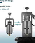 Semi Automatic Hot Melt Adhesive Dispenser With Positioning Molds And Foot Switch For Precise Electronics Assembly Great For Diy Projects And Pro Jobs, interchangeable nozzle