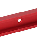 Close-up of Dope T Slot And Slider Set For Woodworking With Aluminum Double Cut Profile T Track, 24 Inch Length, Pre Drilled Holes