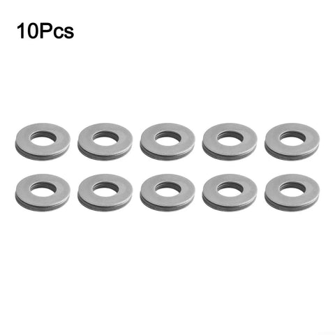 10pcs Premium Needle Roller Thrust Bearing Kit Compatible With AXK1024 Specs Includes Ten Rollers And Twenty AS1024 Hardened Washers