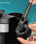 Flat Burr Coffee Grinder With 28 Custom Grind Levels For Espresso And Drip Brews cleaning brush for easy maintenance.