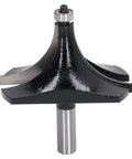Cool Roundover Router Bit With Razor Sharp Tungsten Carbide Tips And Serious Anti Kickback Safety For Smooth Hardwood Cutting And Plywood Trimming Jobs, featuring 1/2 inch shank and sturdy design.