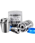 Premium One Piece Er High Precision Spring Collet For Engraving Machine Spindle With Super Secure Clamp And Consistent Grip For CNC Routers And Milling Lathes That Crank Out Smooth Cuts Like A Champ. Multiple ER32 collets laid out for precision tooling.
