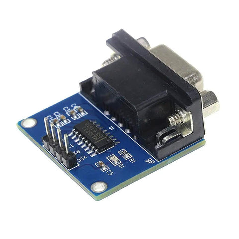 Five Pack RS232 To TTL Converter Modules With MAX3232 Chip COM Serial Port Board 3.3V To 5V Compatible VCC GND RXD TXD Interfaces