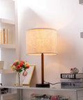 DIY Linen Drum Lamp Shade 13 Inch Top 13 Inch Bottom 10 Inch High Easy To Set Up For Table Lamp Bedside Lamp And Floor Lamp
