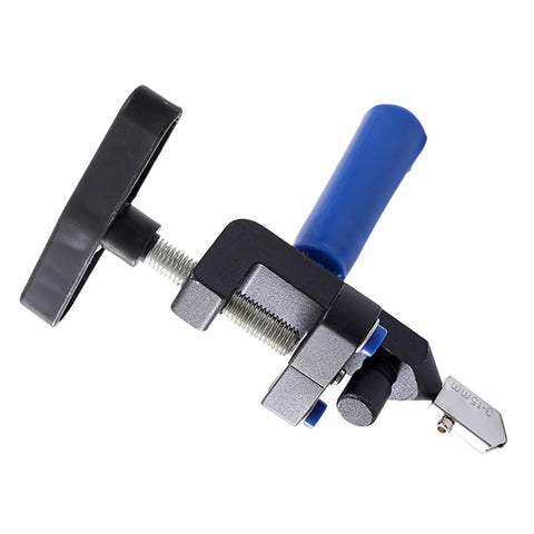 Pro Grade Glass Tile Cutter With 2 In 1 Breaker Function Tungsten Steel Cutting Wheel with ergonomic handle for one-hand use