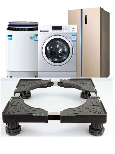 Universal Mobile Base For Dryer, Washing Machine, And Mini Refrigerator, Adjustable, Multi Functional Stand With 4 Strong Feet