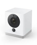 1080P HD Indoor WiFi Smart Home Cam With Night Vision And Two Way Audio Works With Alexa And Google Assistant 2 Pack White Real Time Motion