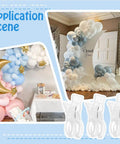 Super Sturdy Clear ABS Plastic Spring Clips For Balloons 20 Pc Heavy Duty Holder Set Perfect For Birthday Weddings Backdrop Decor And Party Crafting That Lasts A Long Time. Clear ABS plastic balloon clips for arches and backdrop decor