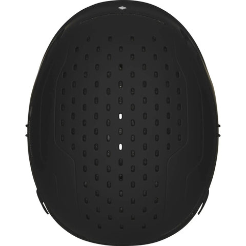 Top view of Ultra Light MIPS Ski Mountaineering Helmet For Snow Sports, Low-Profile Hybrid Shell With Dual-Density EPS, Dirt Black.